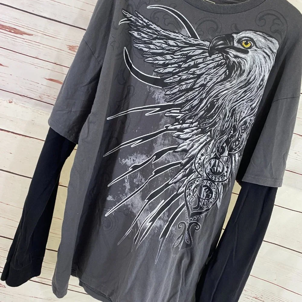 SOLD TNT Animal Planet Bald Eagle Long Sleeve T-Shirt NWOT Men's - Picture 8 of 10